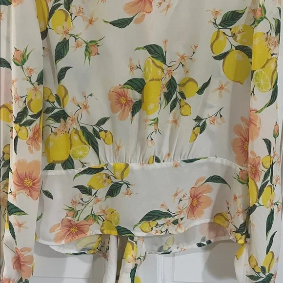 Lemon print blouse - Picture 8 of 8